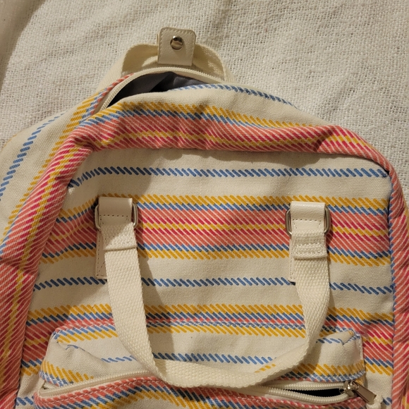 Pink/white backpack - Picture 3 of 5